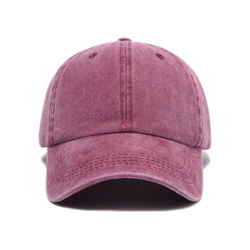 Wholesale embroidered washed distressed soft top baseball cap