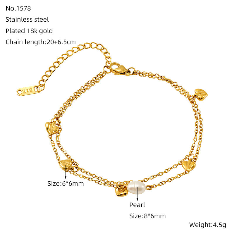 Wholesale  18K titanium steel non-fading bracelet