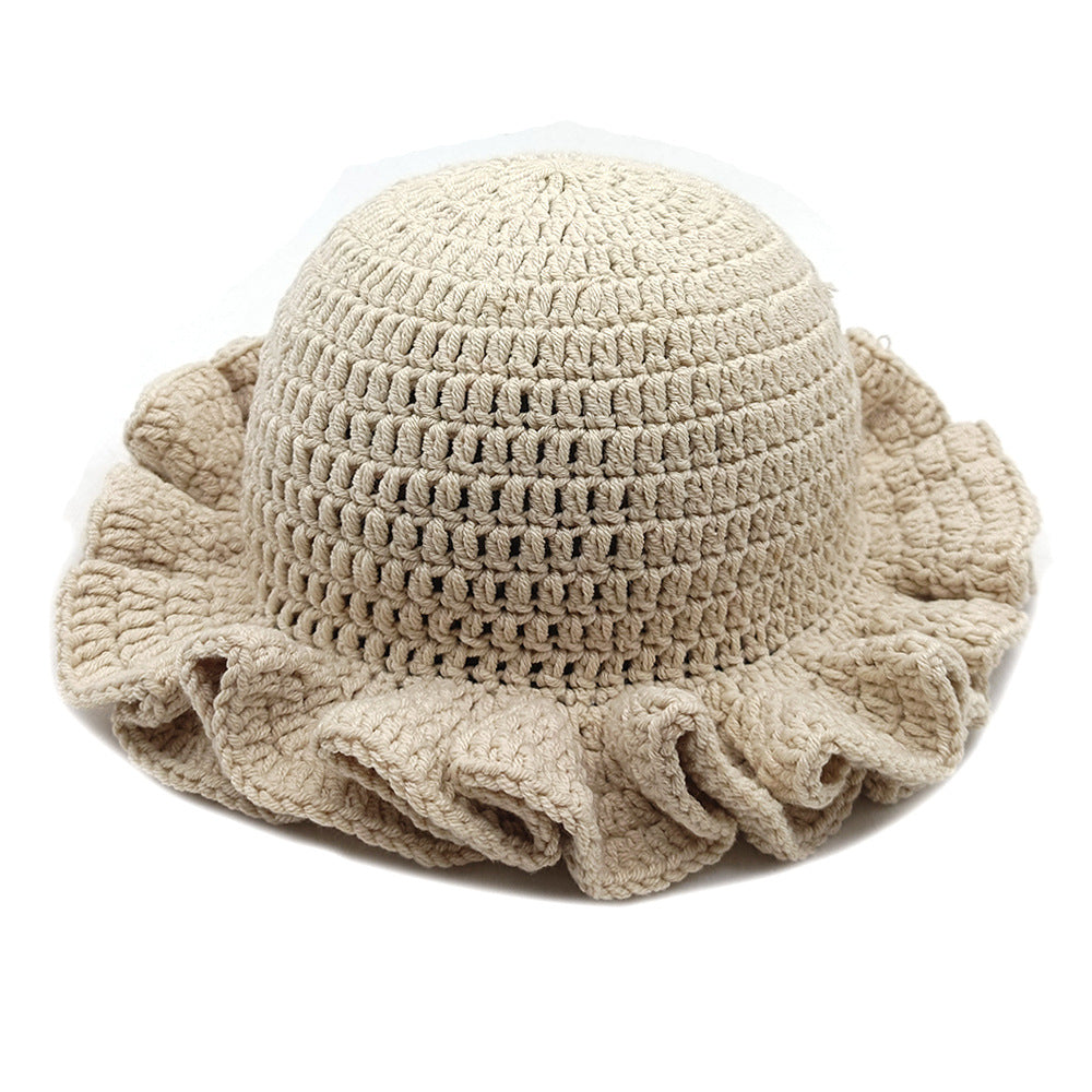 Wholesale  ruffled hat hat hat fashion personality  wool hat