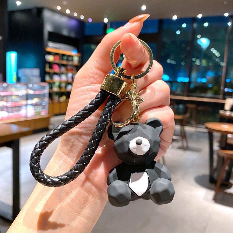 Wholesale Cartoon Cut Bear PVC Soft Glue Keychain ACC-KC-GongZ023