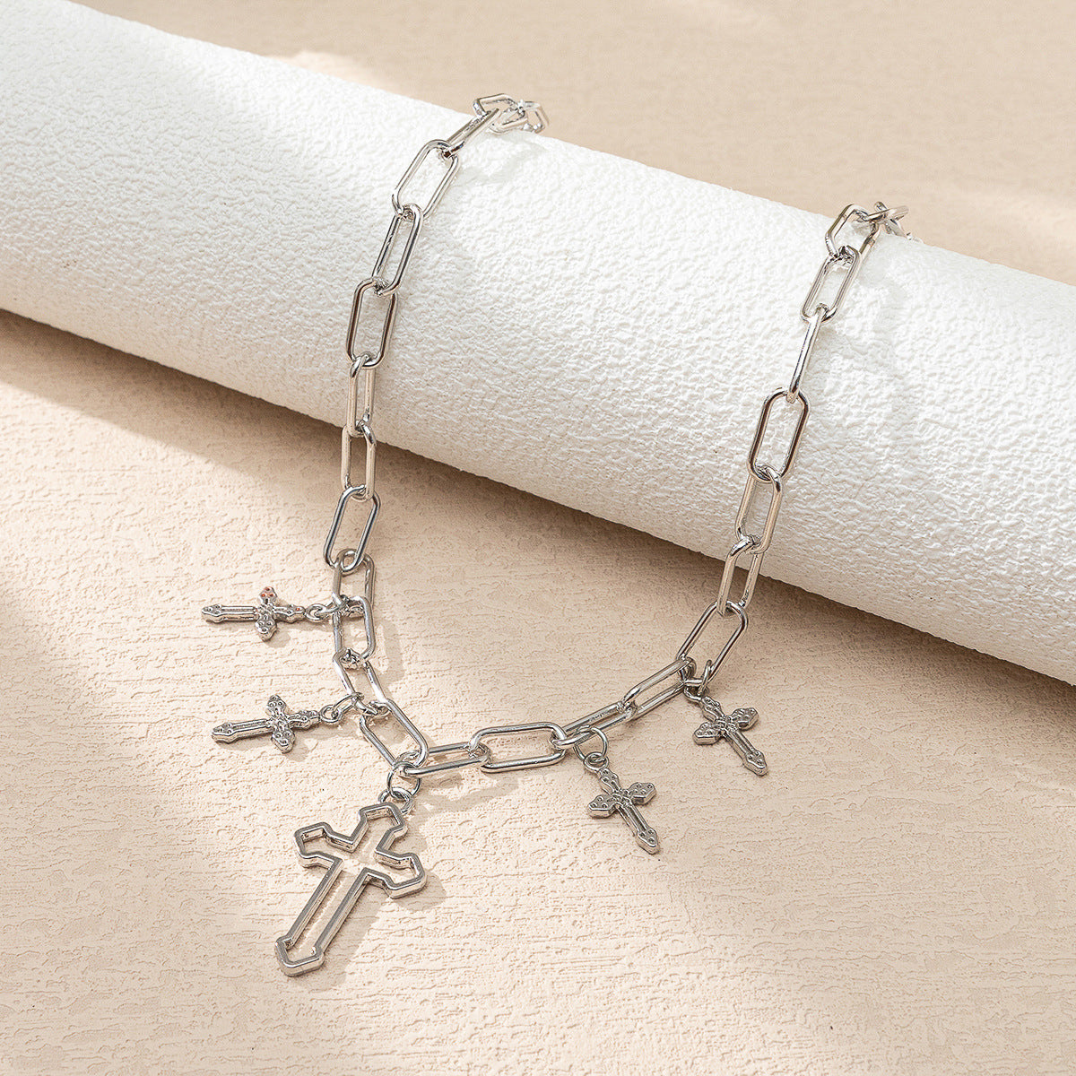 Wholesale Zinc Alloy Cross Necklace