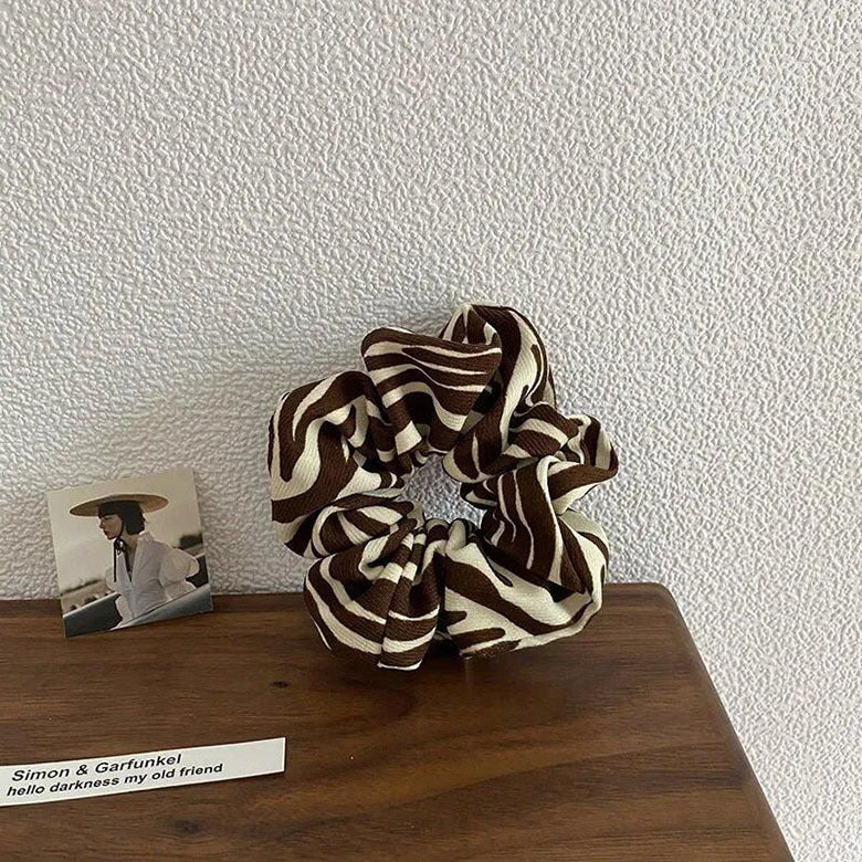 Wholesale Vintage Leopard Print Hair Scrunchies ACC-HS-Hanl006