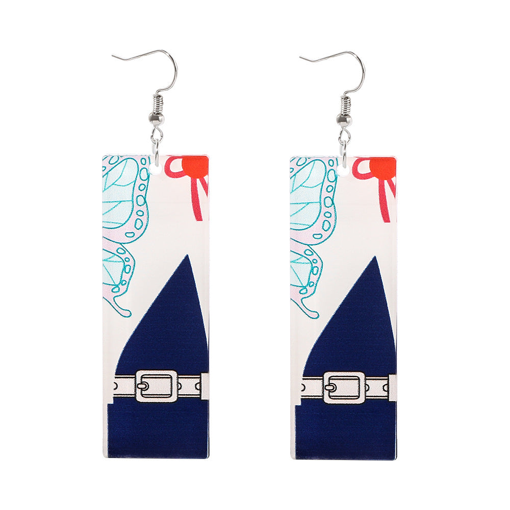 Wholesale Cartoon Anime Acrylic Earrings ACC-ES-ZhuoX001