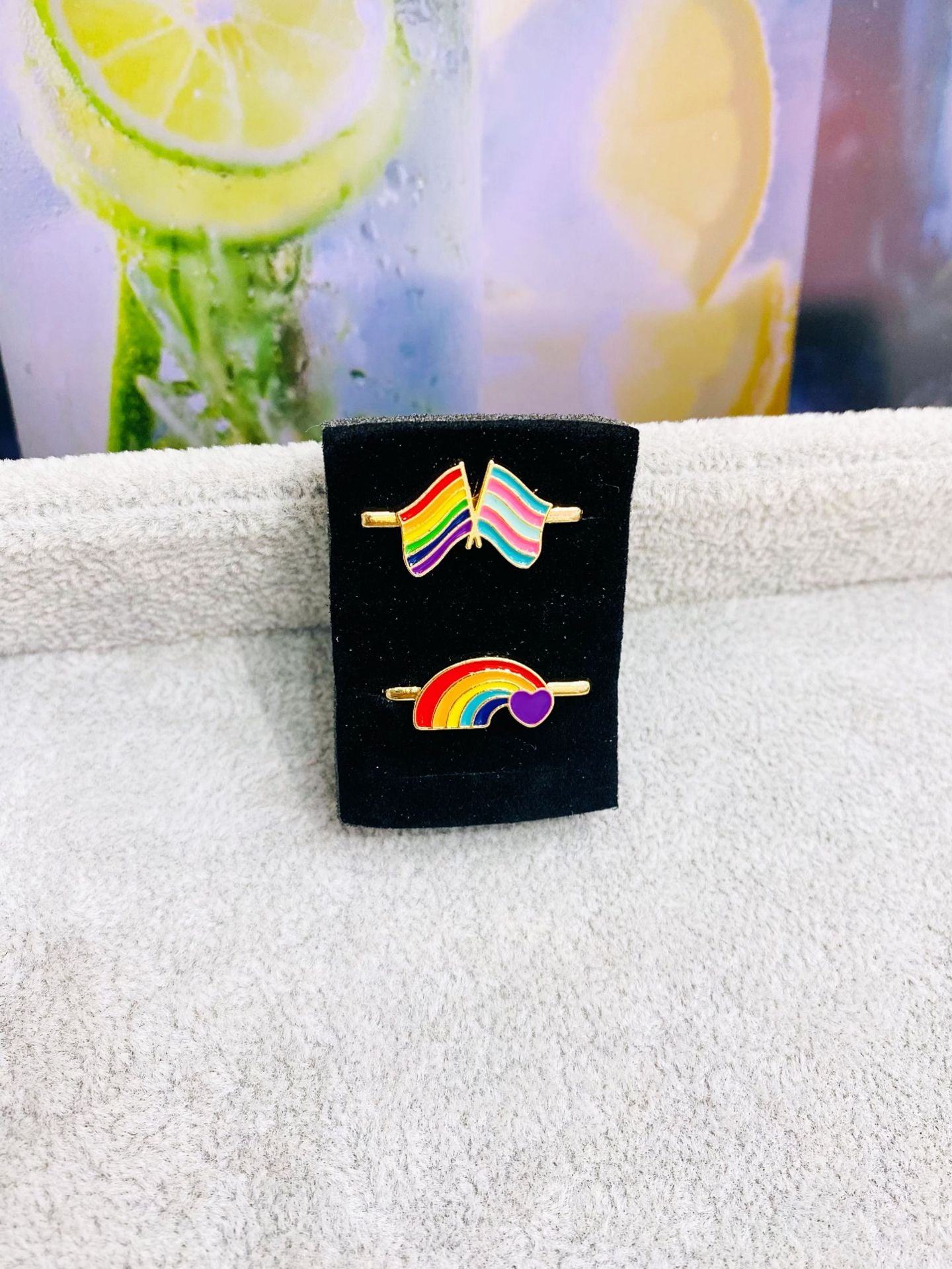 Wholesale The New Rainbow Colorful Oil-Drip Set Is Suitable for Apple,  Xiaomi,  Huawei,  and Samsung Silicone Watch Straps DIY Accessories in Stock