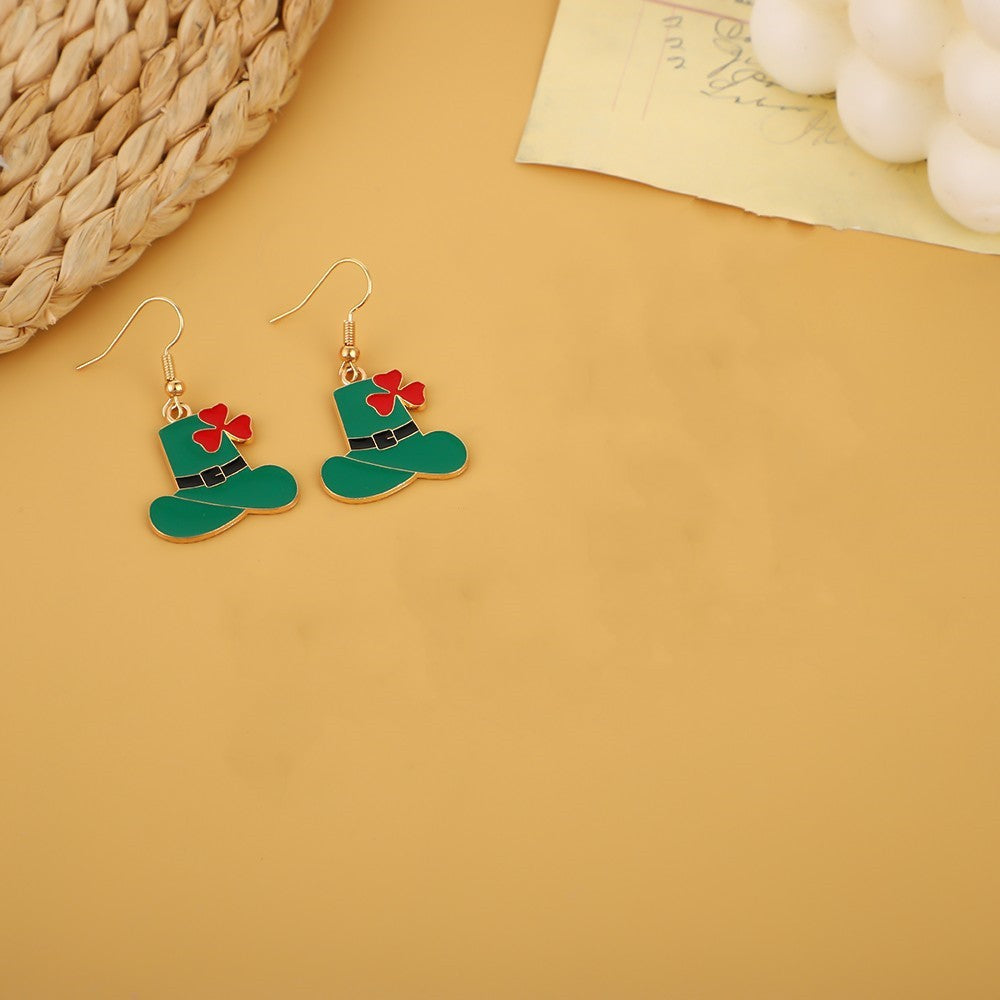 Wholesale St. Patrick's Day Irish Alloy Earrings