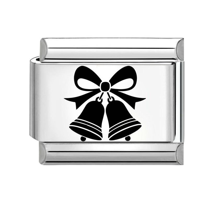 Wholesale 9mm Italian Charm Starter Bracelets DIY Christmas Stainless Steel Composable Bracelet