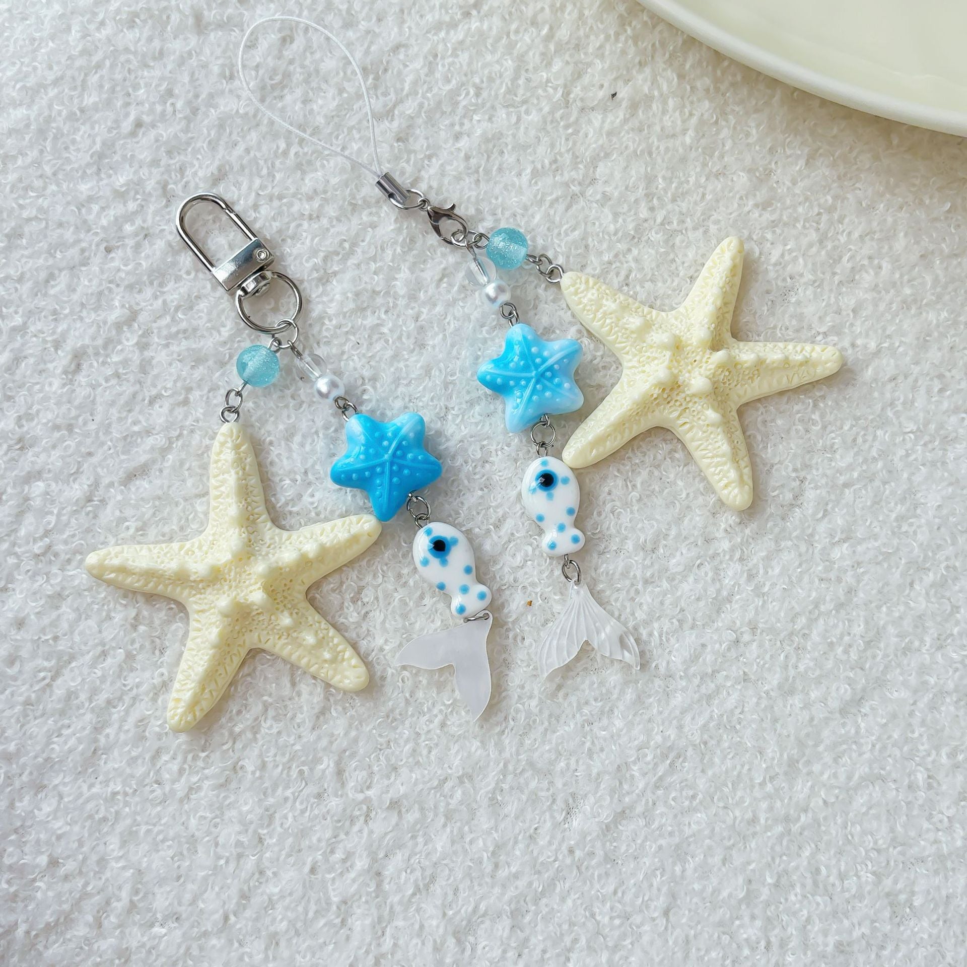 Wholesale Ocean Style Natural Shell Decorative Keychain