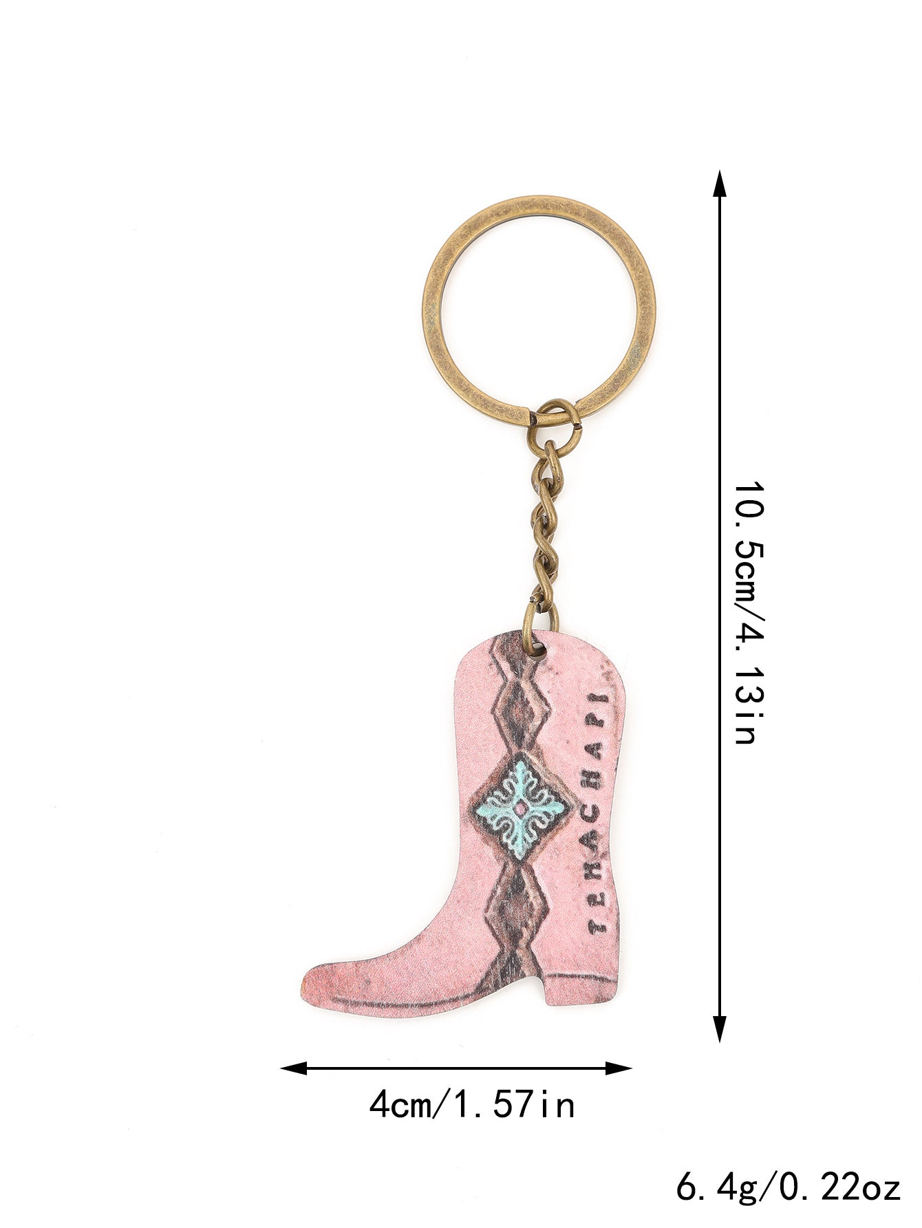 Wholesale Western Style Cactus Horse Head Wooden Keychains ACC-KC-YTian020
