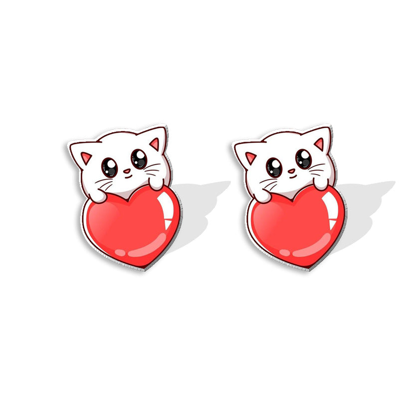 Wholesale Cartoon Cute Resin Earrings ACCVIP-ES-XiangLian018