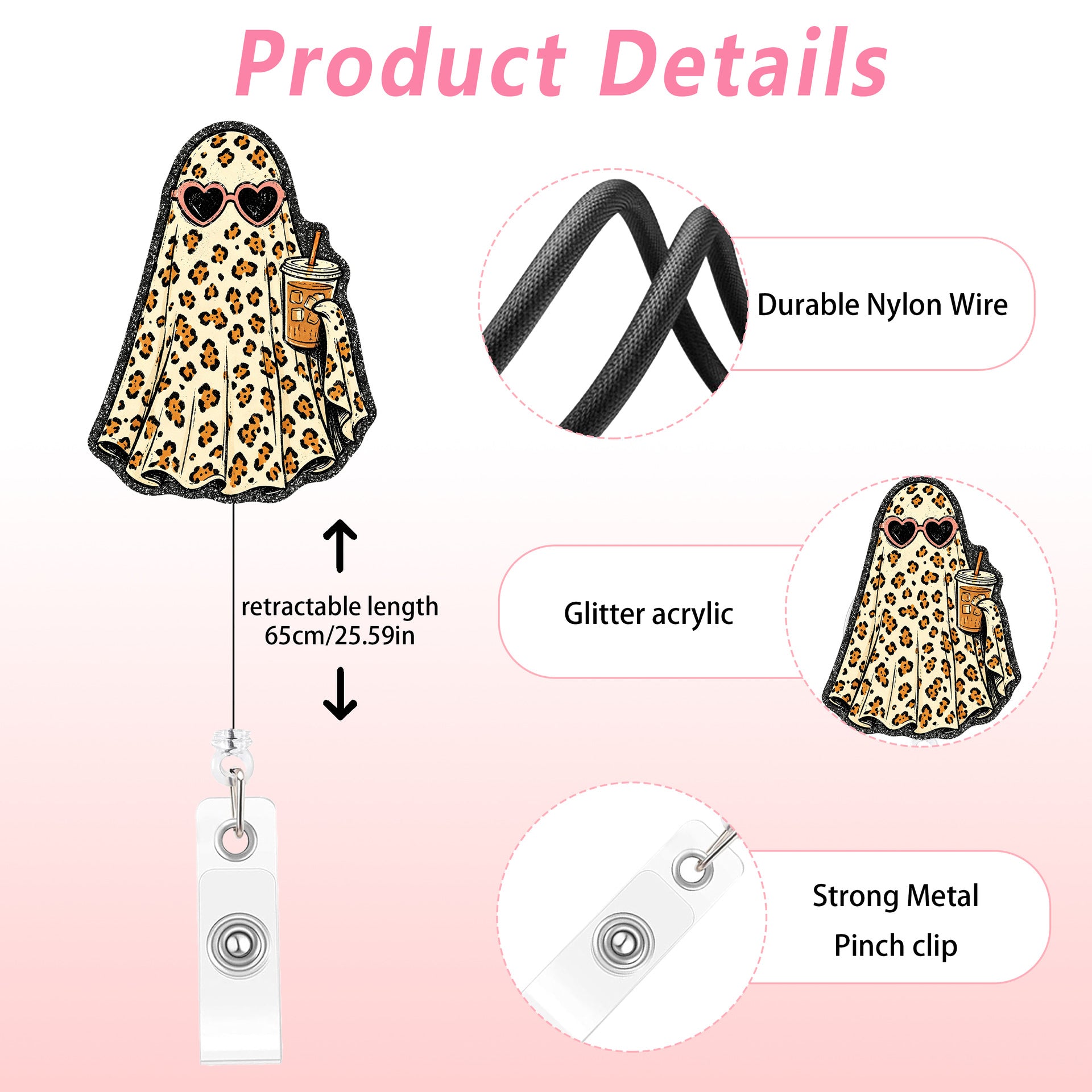 Wholesale Hurry Doctor Series Name Badges with Retractable Buckles,   Medical Staff Easy-Pull Buckles,  Acrylic Glitter Badges and Pendants