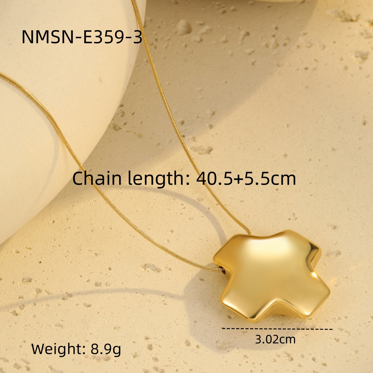 Wholesale Stainless steel simple love snake bone necklace