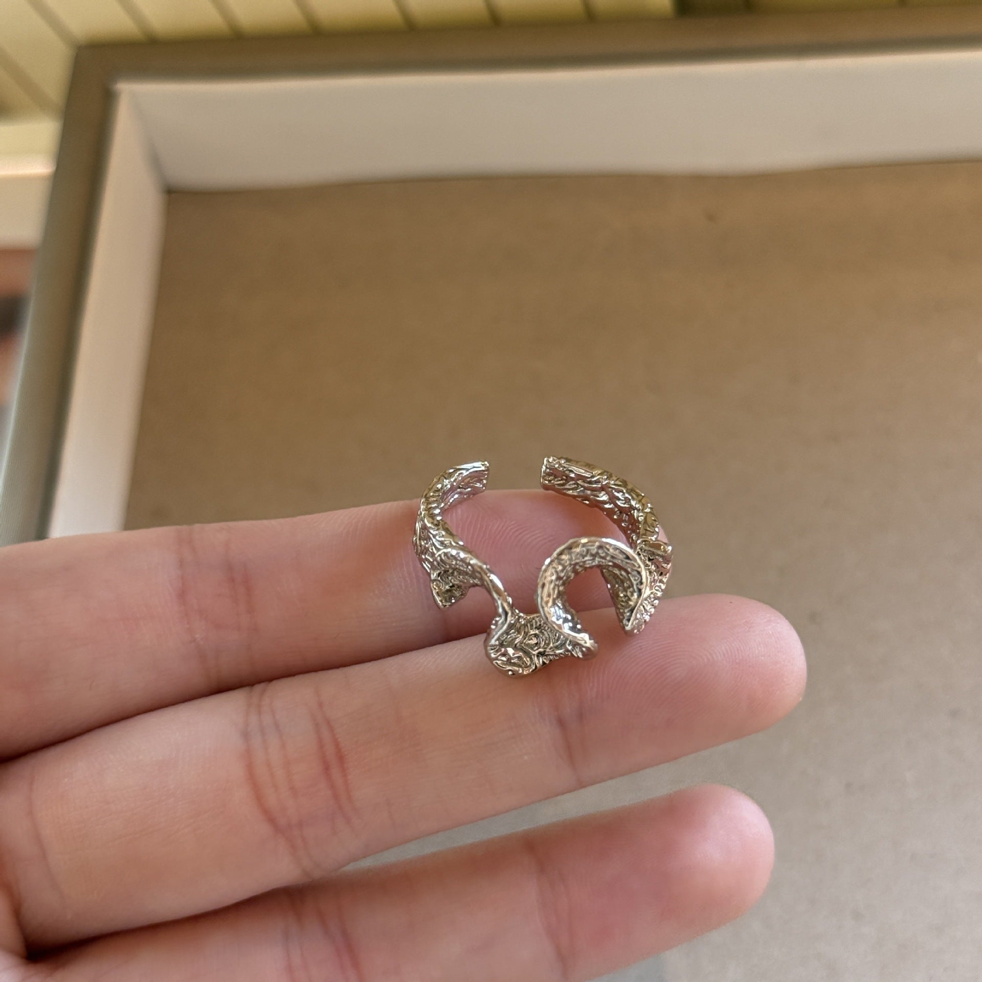 Wholesale Butterfly Wave Gold Plated Ring with Zircon,  Party Jewelry Accessory Boutique Resale