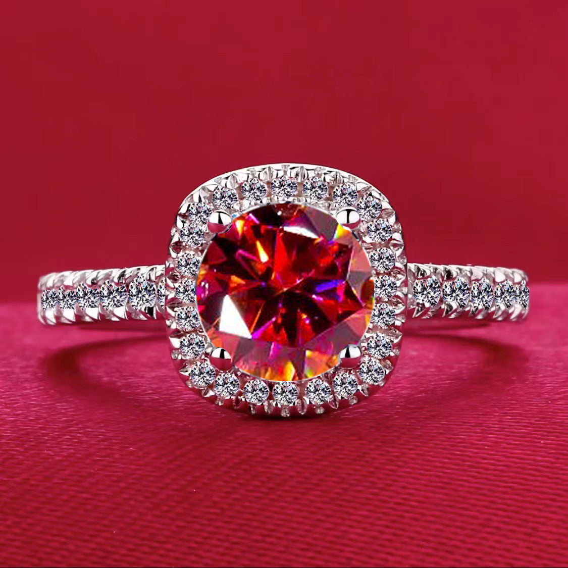 Wholesale  eight hearts eight arrows diamond  ring