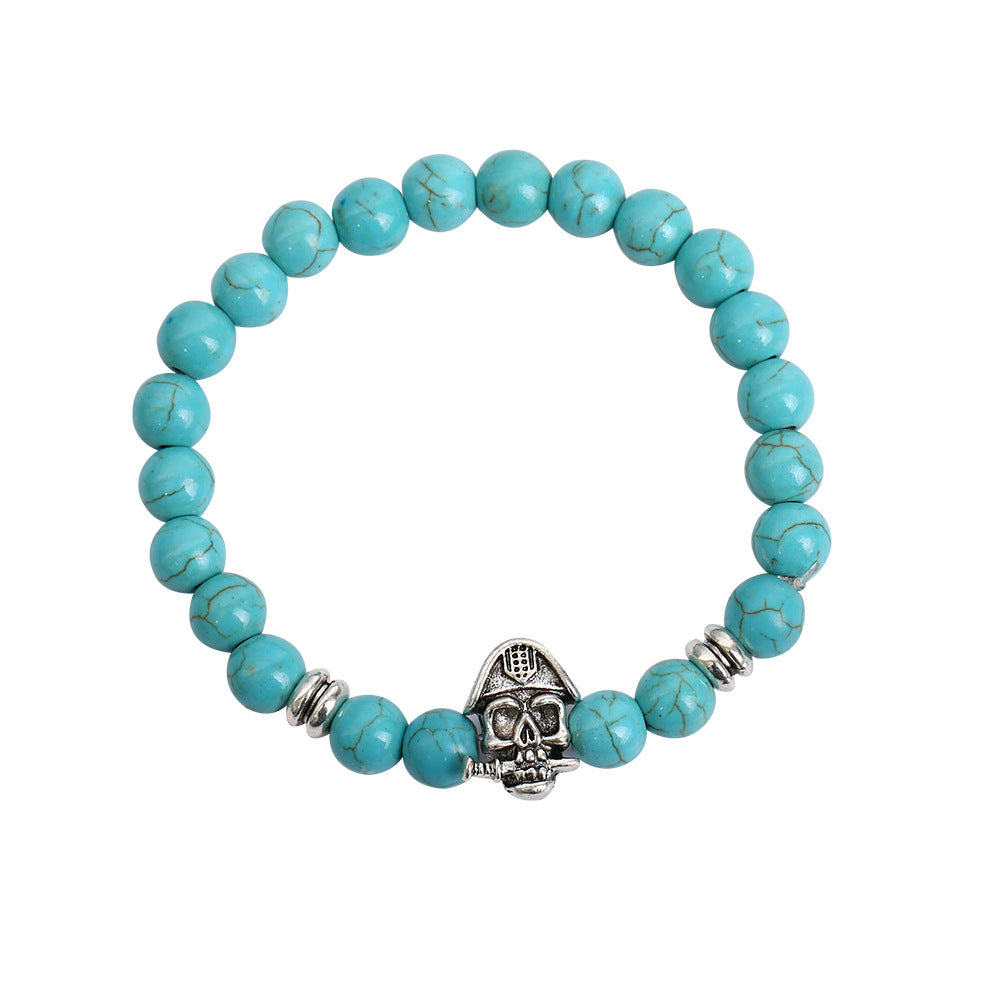 Wholesale Bohemian Turquoise Beaded Bracelet Set for Women,  Fashion Jewelry Accessory Gift