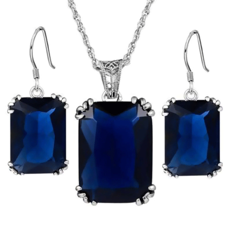 Wholesale  vintage clavicle chain crystal pendant accessories jewelry