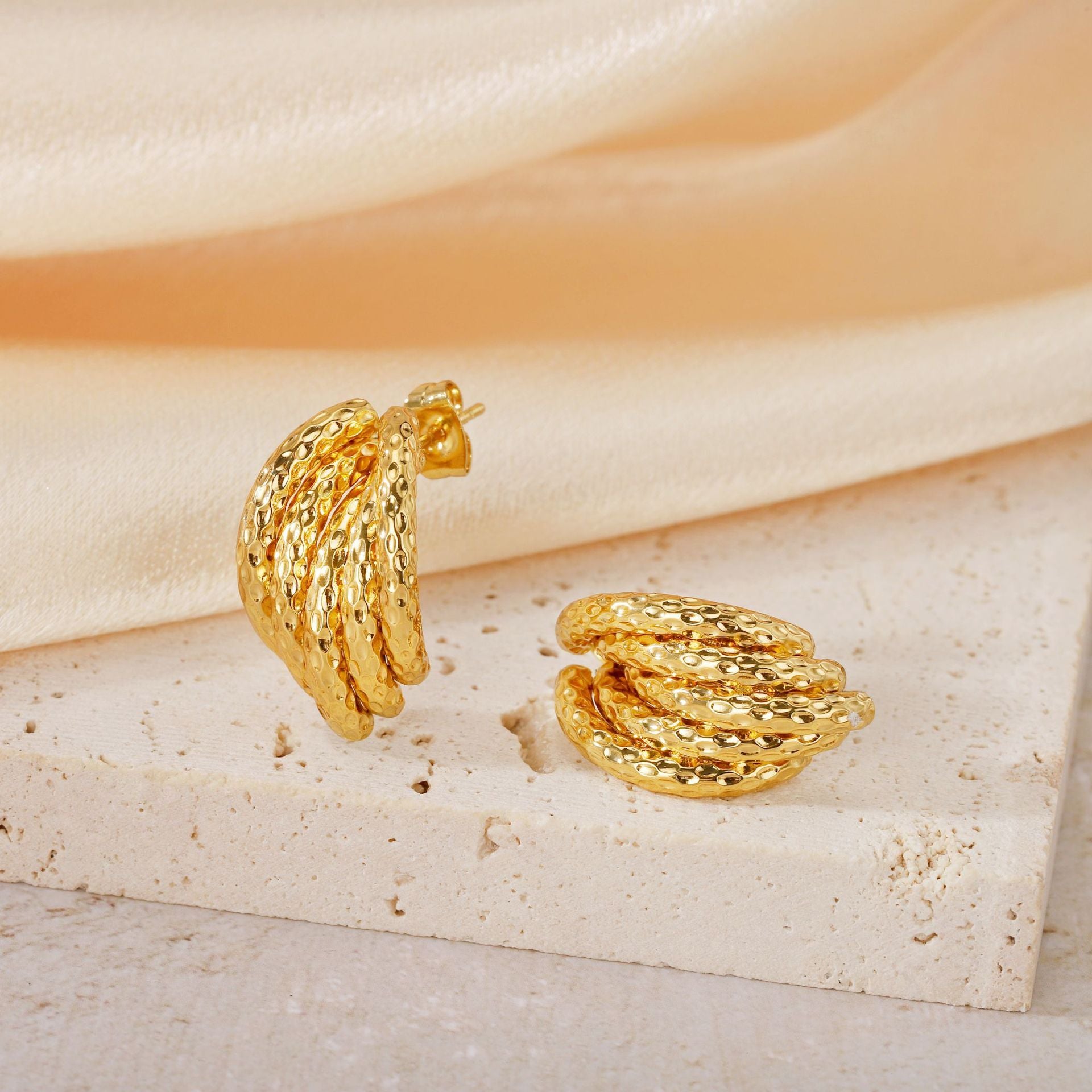 Wholesale Geometric Patchwork  Titanium Steel  Earrings