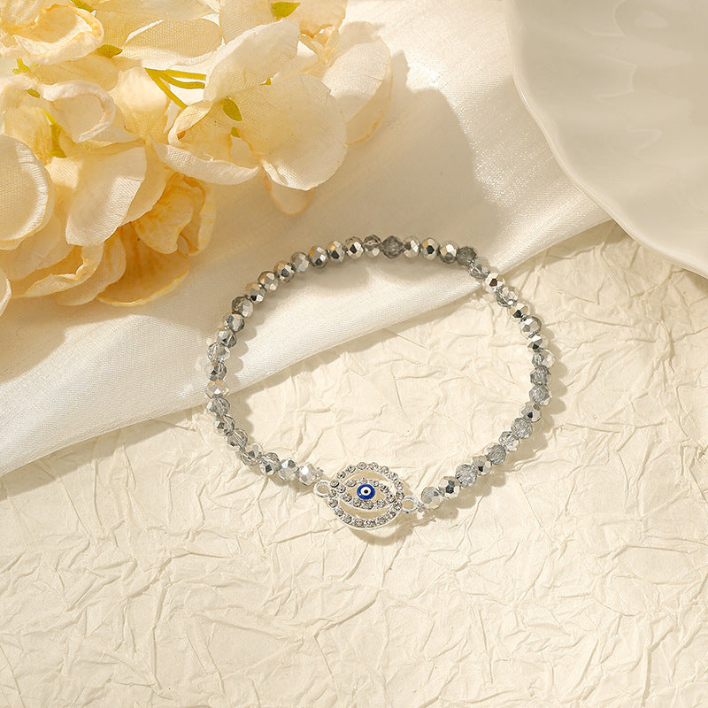 Wholesale Bohemian devil eye irregular bracelet
