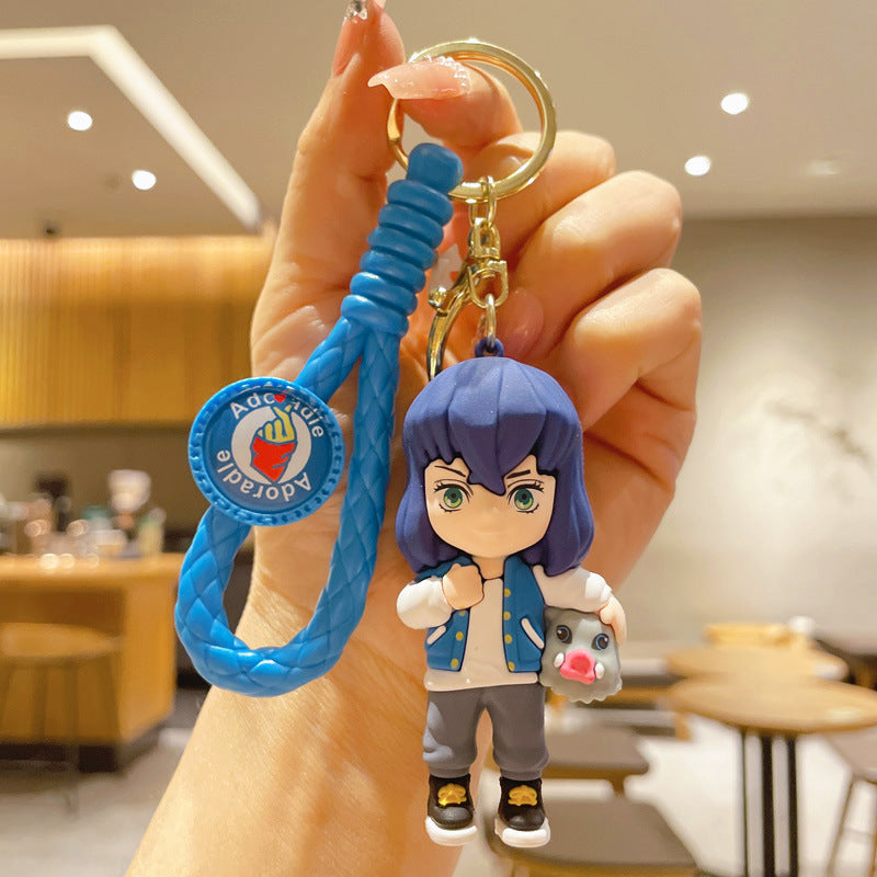 Wholesale Cartoon Silicone Keychain ACC-KC-JuCai003
