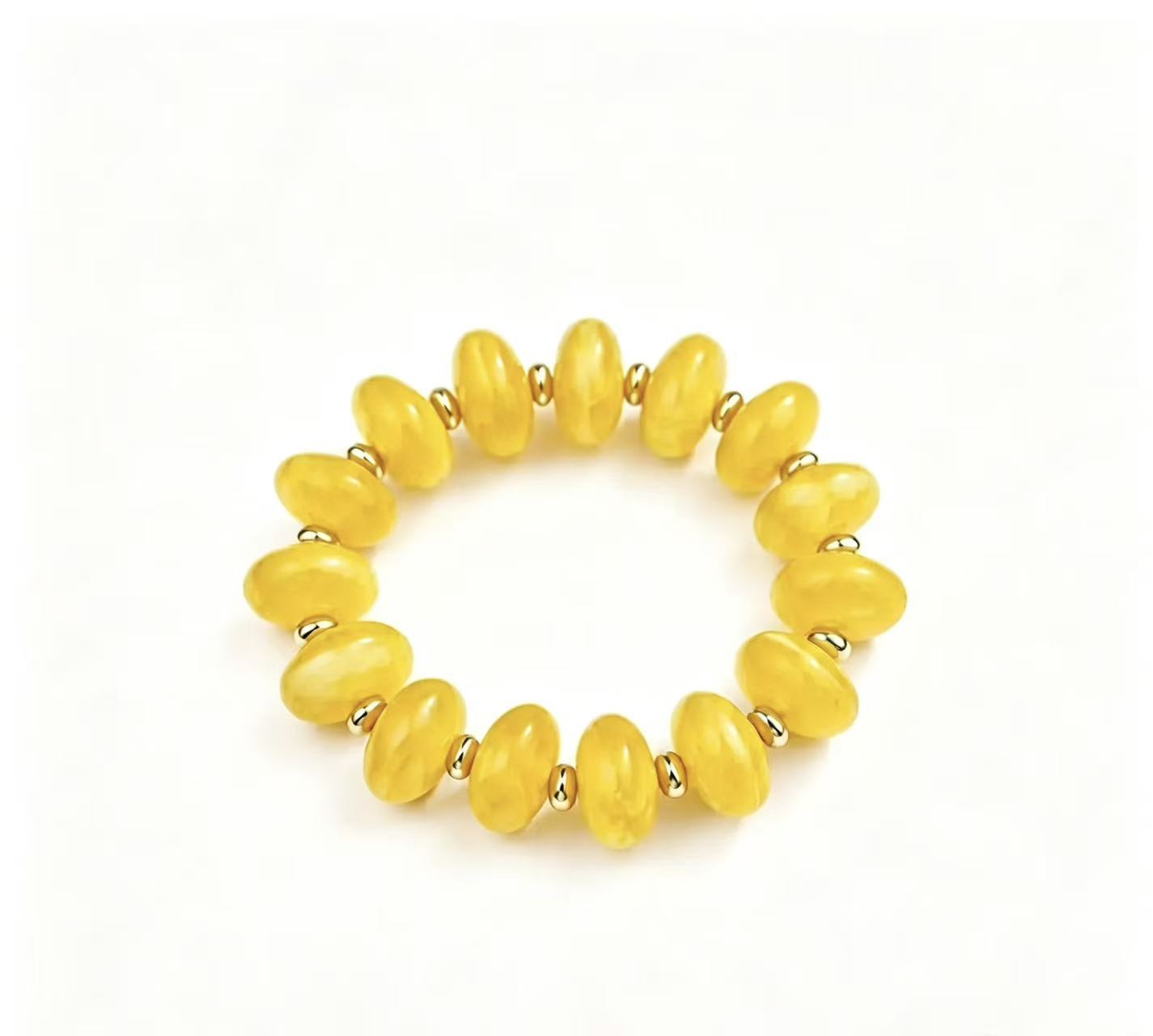 Wholesale Bohemian Acrylic Beaded Bracelet Trendy Rainbow Jewelry Accessory For Women Gift