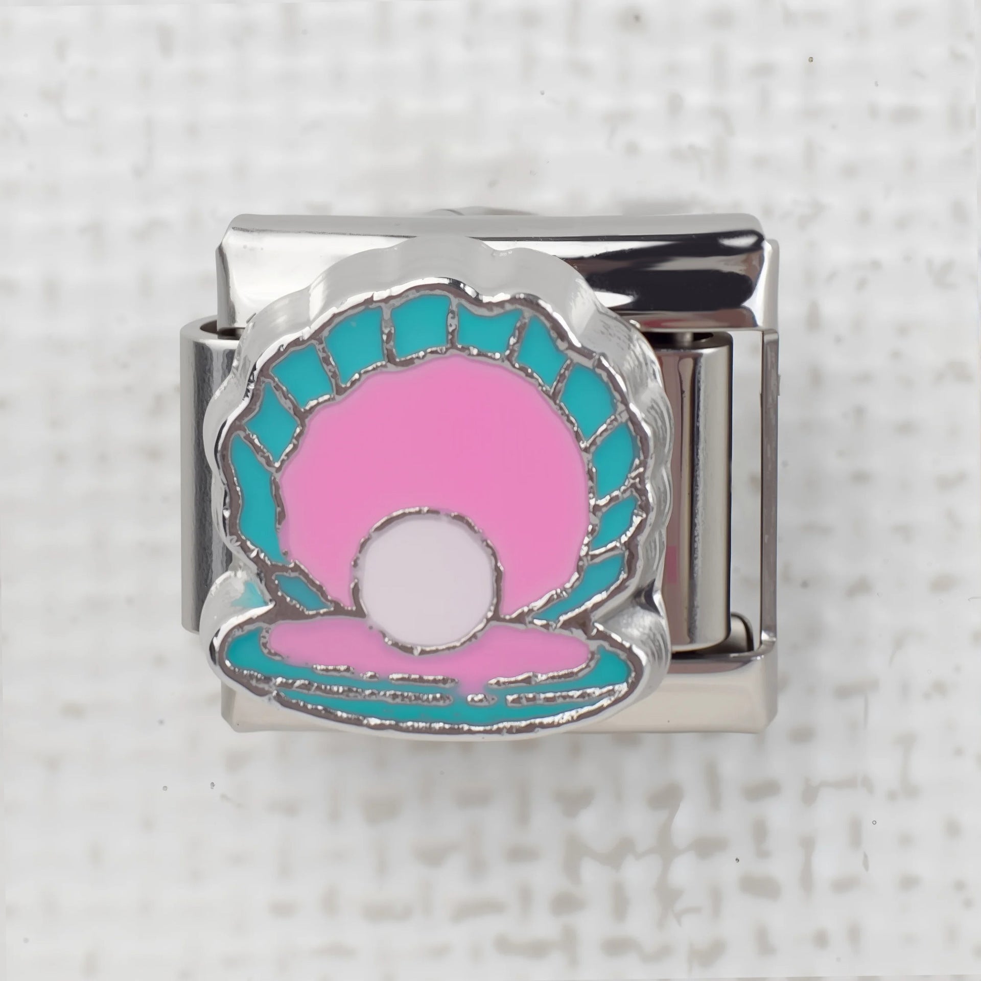 Wholesale 5pcs Italian Charm Bracelet 9mm DIY Splicing Creative Pattern Stainless Steel Composable Bracelet