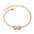 Wholesale Infinite 8-character Bracelet Titanium Steel Rose-plated Gold Bracelet
