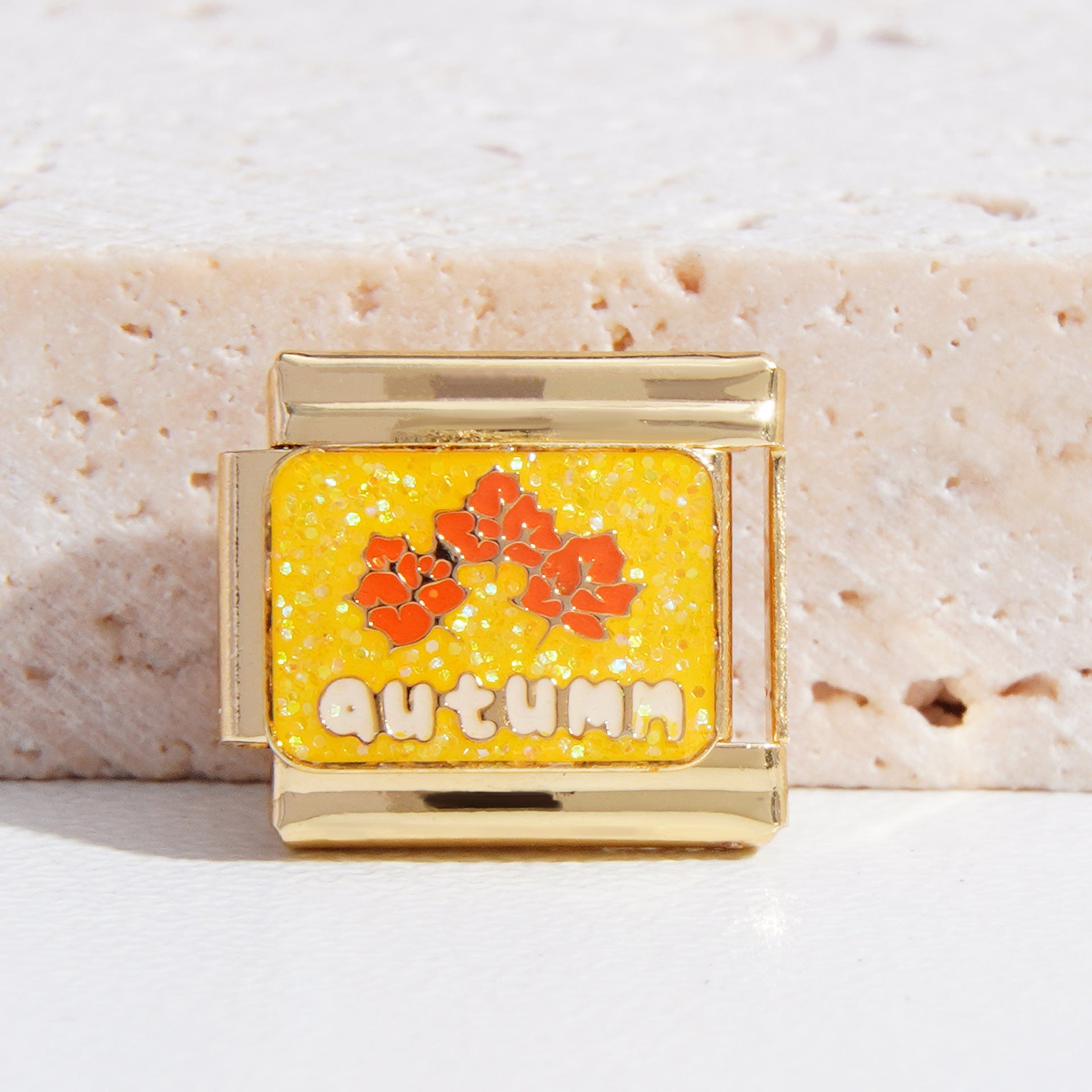 Wholesale Italian Charm Bracelet 9mm DIY Splicing Christmas Gold Titanium Steel Composable Bracelet