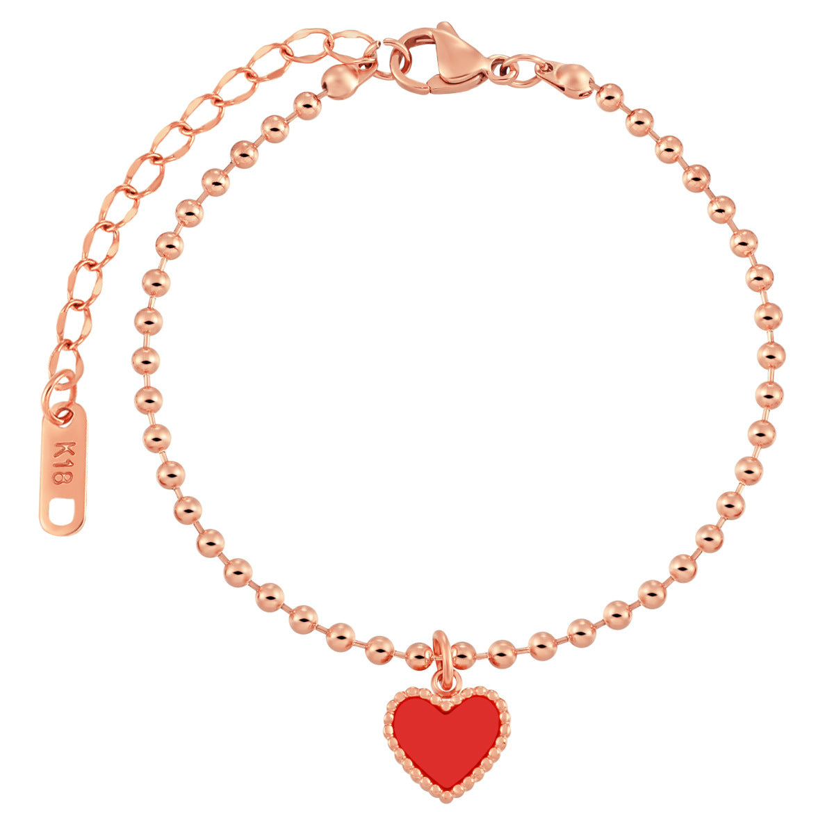 Wholesale Bohemian Heart Shell Bracelet Titanium Steel Gold Plated Women' s Jewelry Accessory