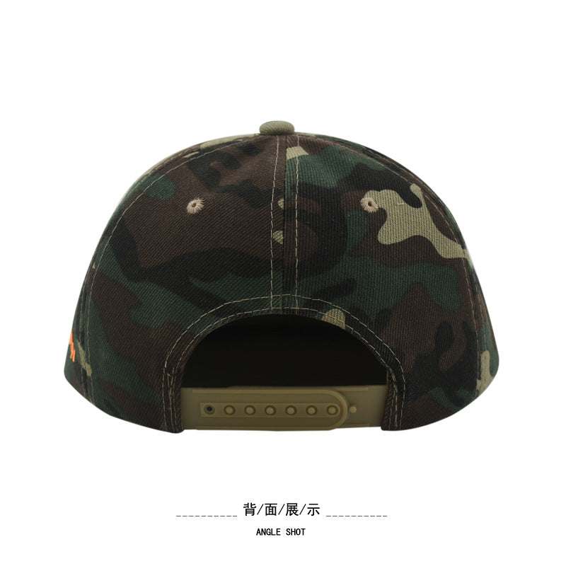 Wholesale Lettering embroidered flat brim baseball cap