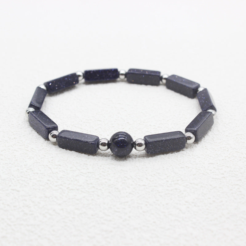 Wholesale Vintage Amethyst Heart Beaded Bracelet Fashion Jewelry Accessory For Wedding Gift