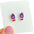 Wholesale Independence Day Small Exquisite Shiny Bright Earrings