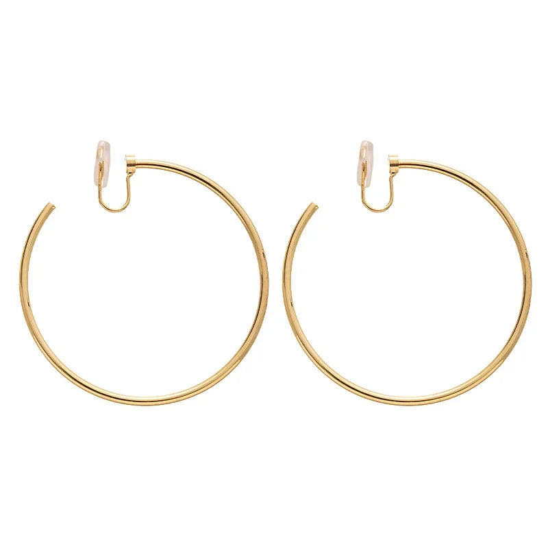 Wholesale Metallic Geometric Ring Ear Clip