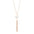 Wholesale simple knotted tassel long necklace