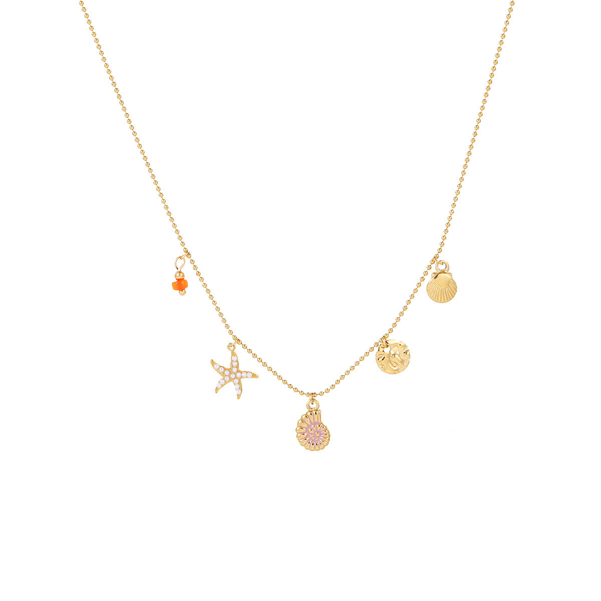 Wholesale Stainless Steel Necklace Starfish Pendant