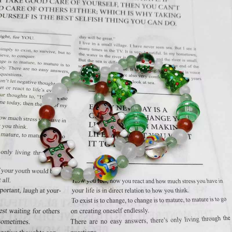 Wholesale Christmas Colorfulful Beaded Bracelet