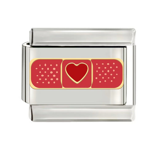 Wholesale talian Charm Starter Bracelets DIY square Single Section Creative Stainless Steel Composable Bracelet