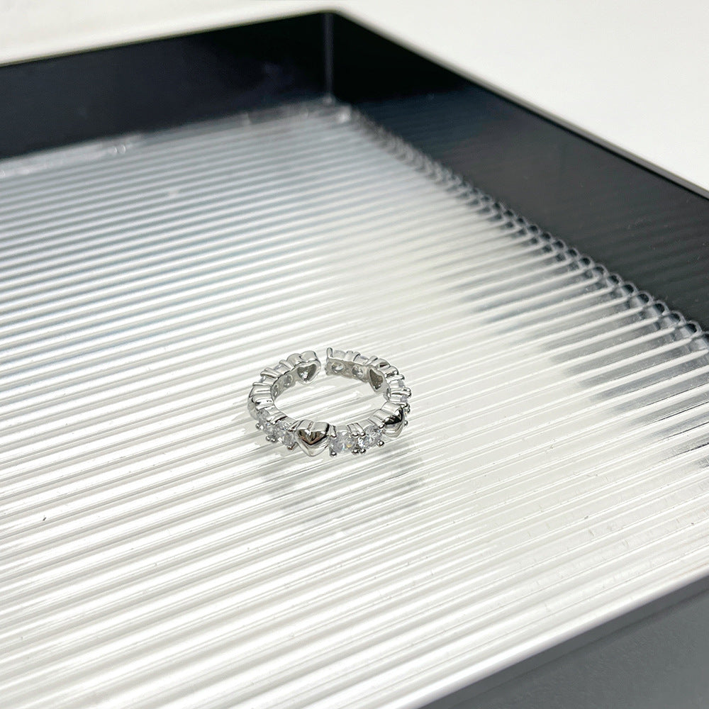 Wholesale flower zircon ring