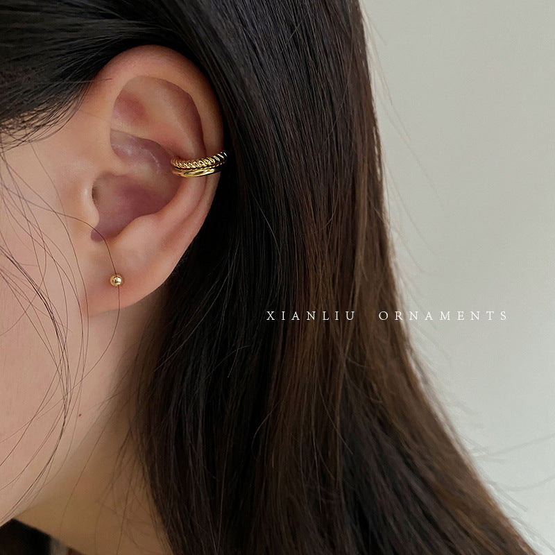 Wholesale Fashion Retro Ear Cuff Simple Semicircle Design Everyday Jewelry Accessory