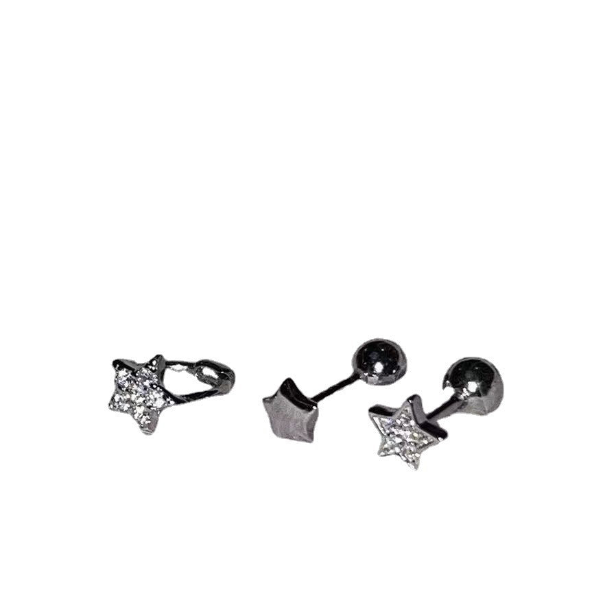 Wholesale diamond star earrings