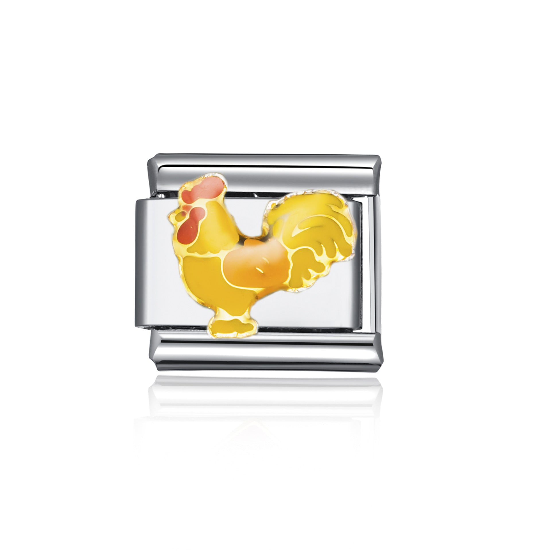 Wholesale Italian Charm Bracelet 9mm DIY Splicing Letter Festoon Stainless Steel Composable Bracelet