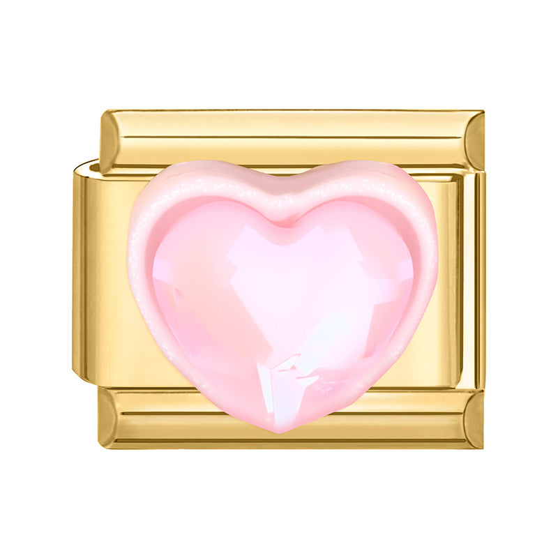 Wholesale Italian Charm Bracelet 9mm DIY Splicing Cute Creative Stainless Steel Composable Bracelet