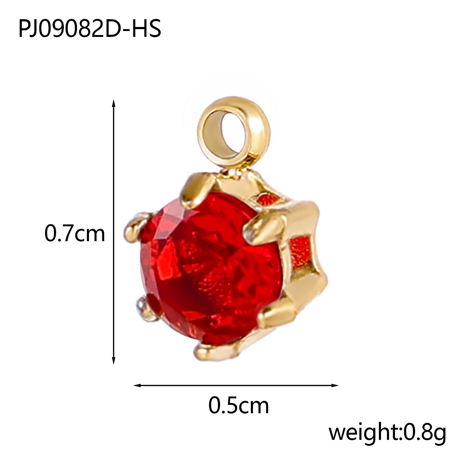 Wholesale stainless steel zircon small pendant