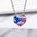 Wholesale Stainless steel American Independence Day Series Small Bead Necklace