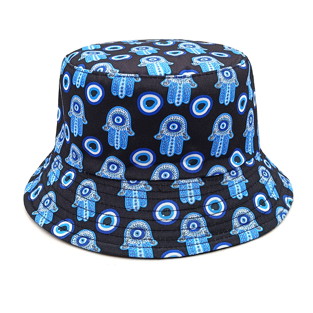 Wholesale Devil Eyes Padima Palm Bucket Hat ACC-HT-ShunM003
