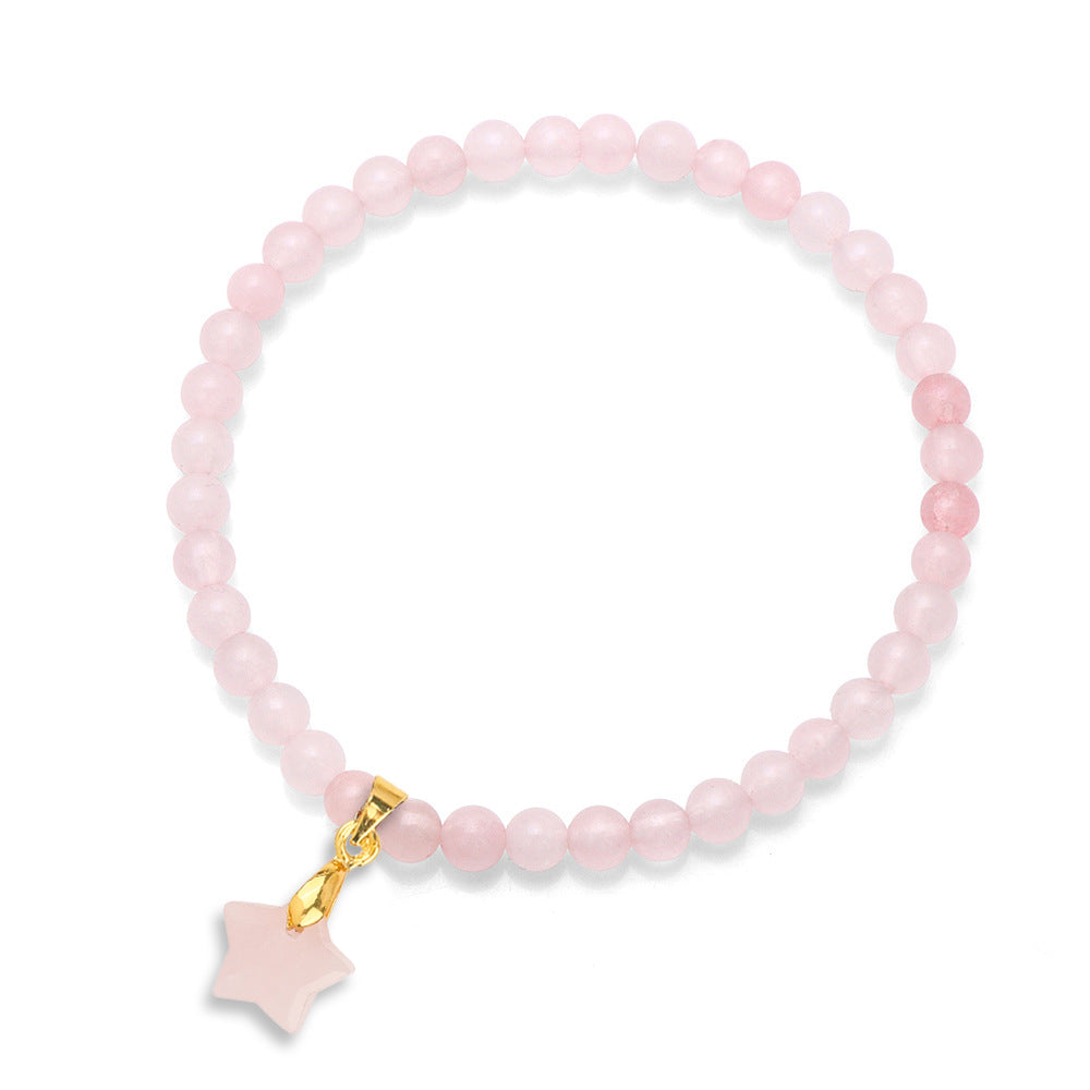 Wholesale Natural Crystal Bracelet 4mm Tiger Eye Lapis Lapis Beaded  Bracelet