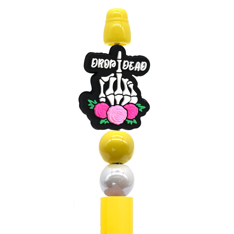 Wholesale Random 100pcs Halloween PVC Soft Focal Beads ACC-BDS-RYY005