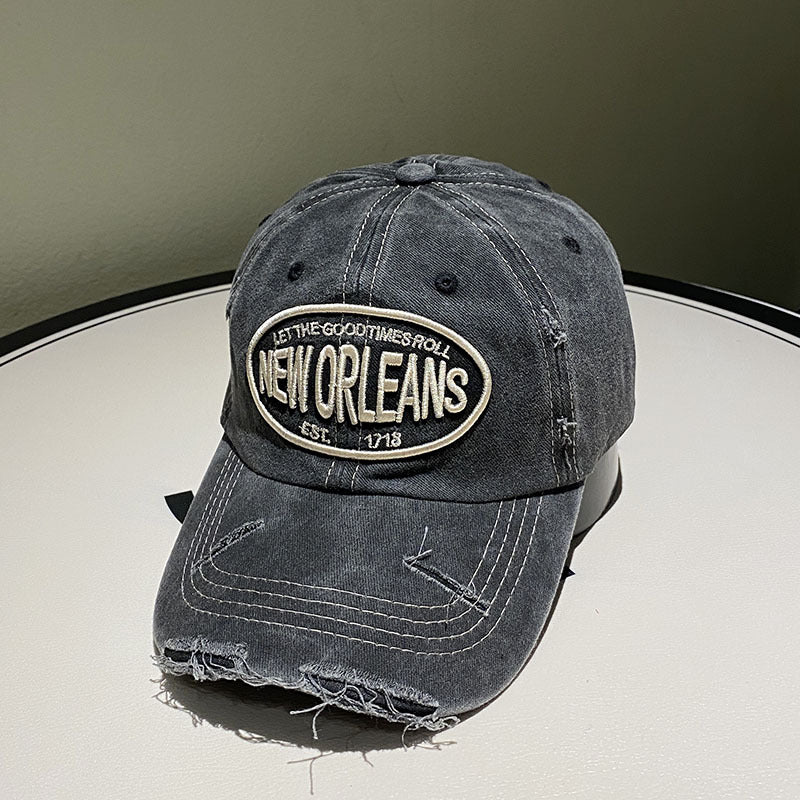 Wholesale  Letter Embroidered Cap Vintage  Baseball Cap