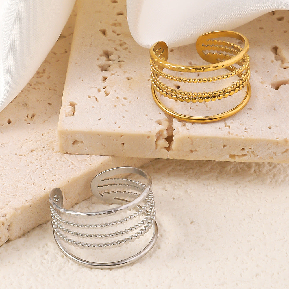 Wholesale stainless steel large open rings