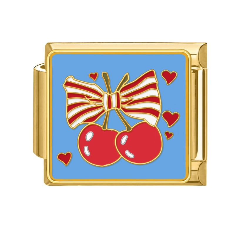 Wholesale 9mm Italian Charm Starter Bracelets DIY square Single Section Creative Stainless Steel Composable Bracelet