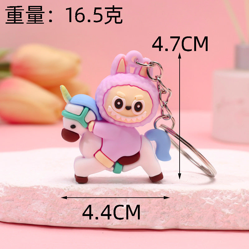 Wholesale Cute cartoon silicone keychain