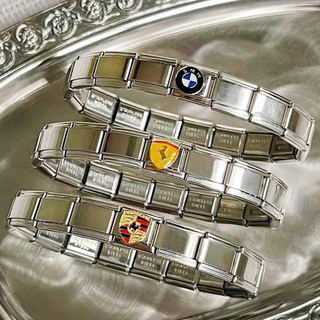 Wholesale  Italian Module Car Standard Finished Bracelet